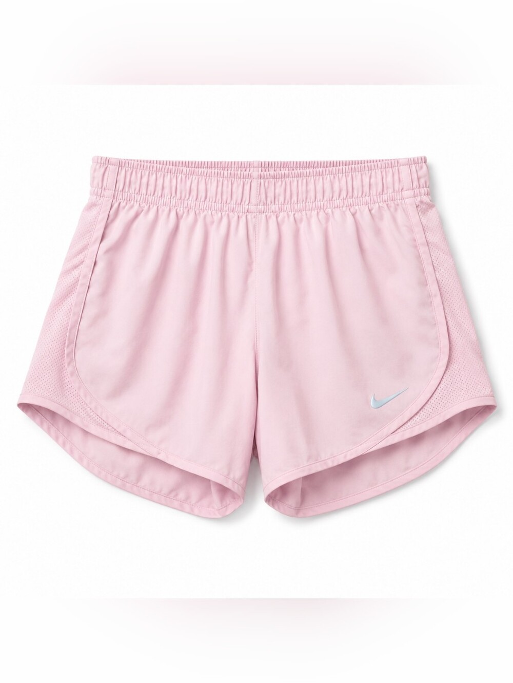 Nike Girls Dri-FIT Pink Running Shorts XS Mesh Athletic